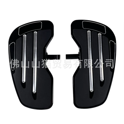 Suitable for Indian Scout Motorcycle pedals - black-and-white