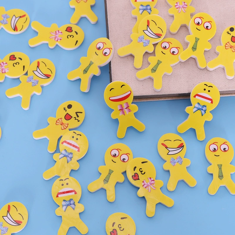 Мультфильм смешные выражения ластик оптом детские принадлежности творческие канцелярские принадлежности маленький подарок милый ластик