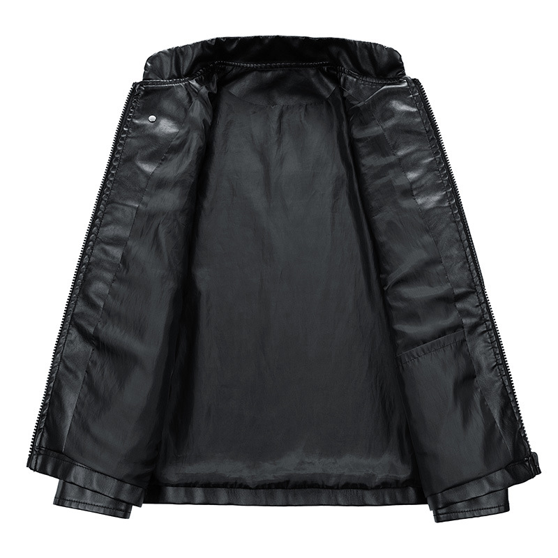Chaqueta de cuero americano para hombres primavera y otoño pilotos de la calle trajes de locomotora marca de moda con chaqueta de algodón americano chaqueta para hombres