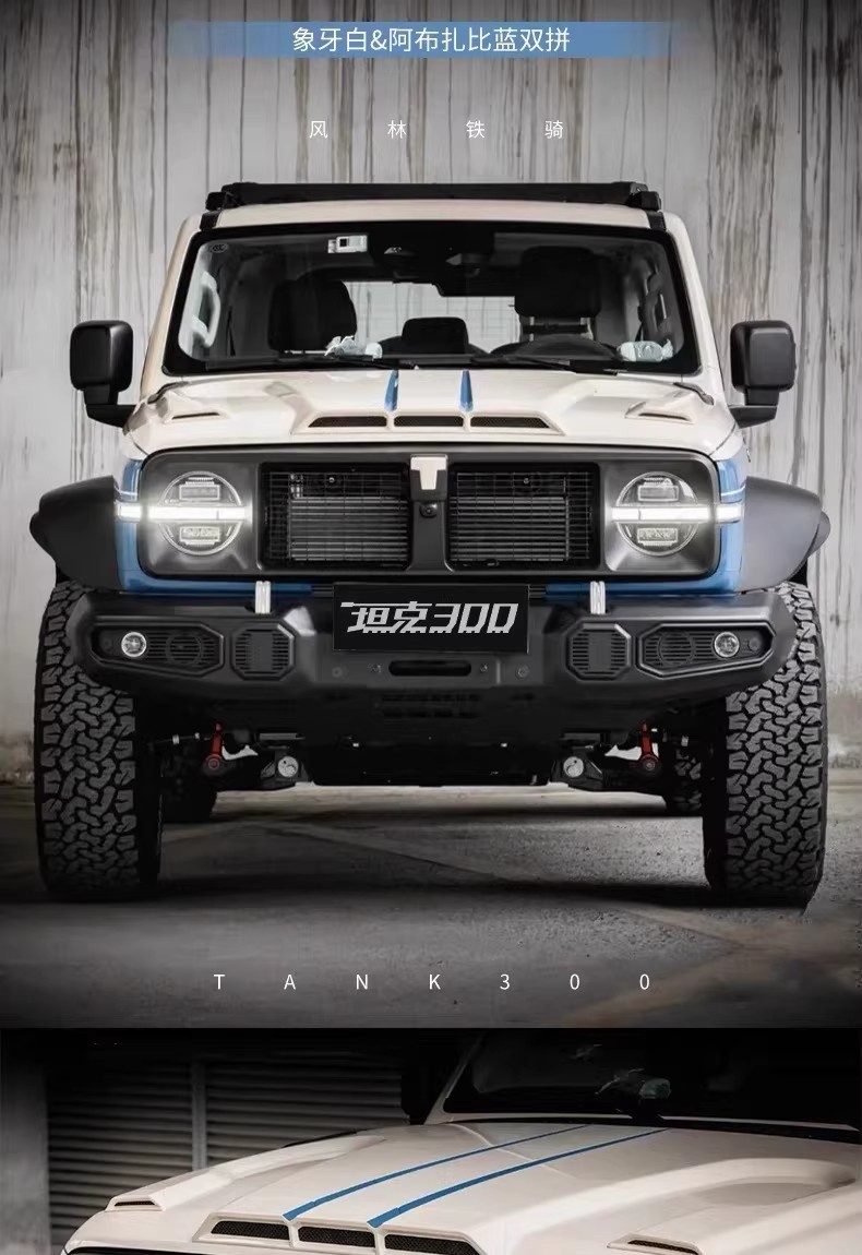 Tank 300 Maple Forest Iron Knight Kit Modified Luggage Rack Front Bumper Rear Bumper Grille Wheel Arches Hood Knight Kit
