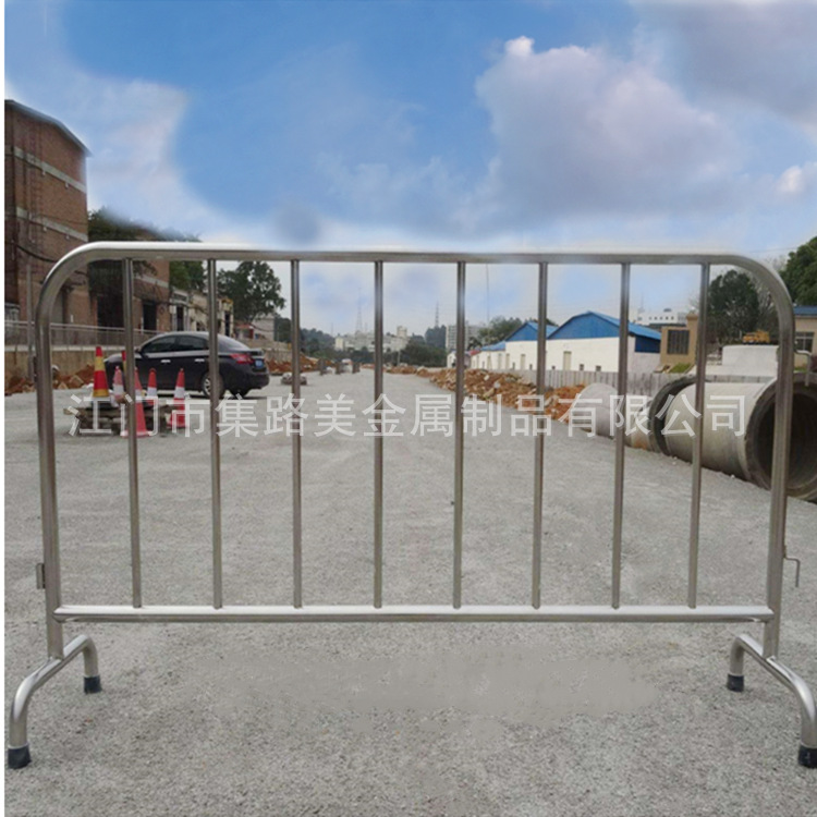 厂家现货不锈钢铁马临时隔离不锈钢移动防护栏铁马护栏不锈钢栅栏