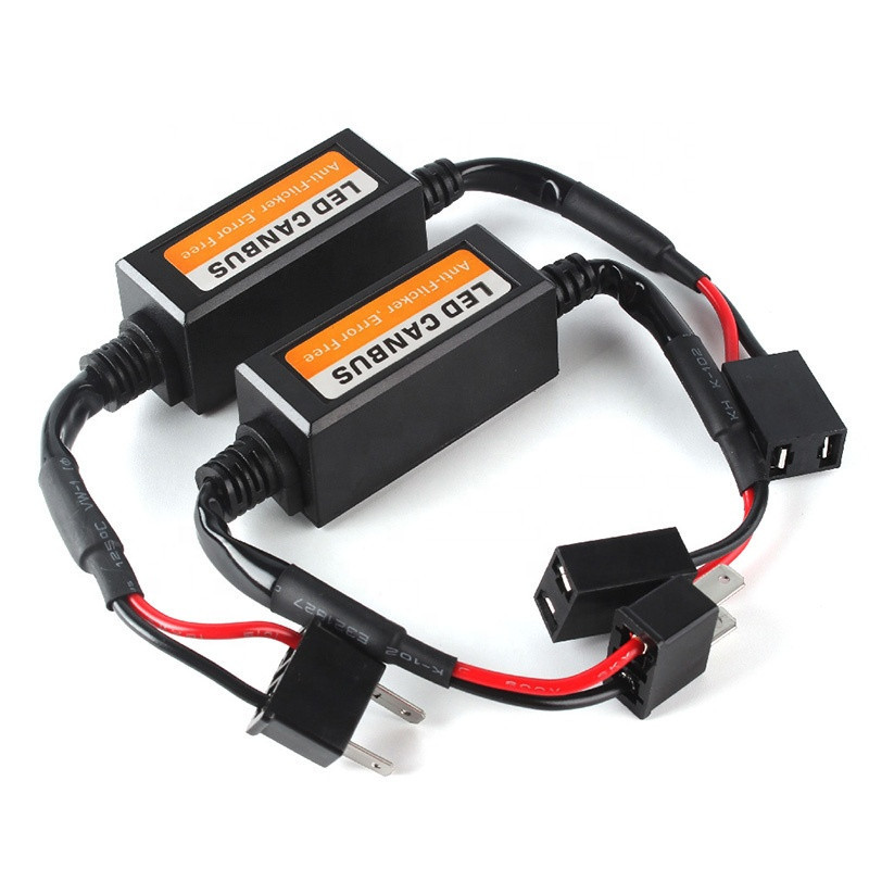 EMC anti-interferencia 24V Luz de falla del coche decodificador prevenir las luces del coche intermitente LED faro C19 decodificador