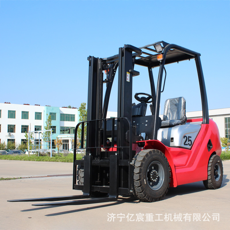 柴油叉车3吨柴油叉车四驱全地形液压越野叉车侧移升降堆高车