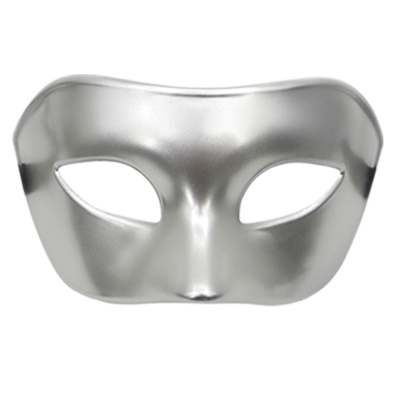 Amazon Hot Sale Fiesta de baile de mitad de cara gruesa para adultos mascarillas de ojos de hombre PP máscaras de cabeza plana retro