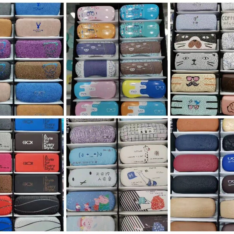 Glasses box large inventory of presbyopy glasses box Chinese store name information 2 yuan store stall supply