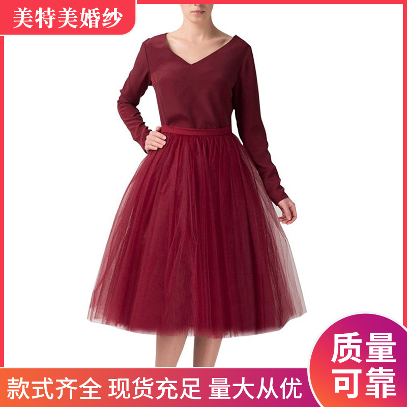 Manufacturer Amazon European and American half -bodies puffed skirt…