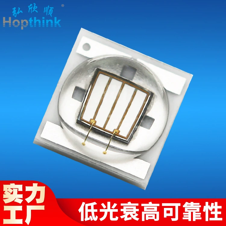 Макро чип 395-400 Нм фиолетовый свет мощные светодиодные лампы бусины детектор денег ловушка для комаров 3 Вт керамика 3535 фиолетовый свет лампы бусины