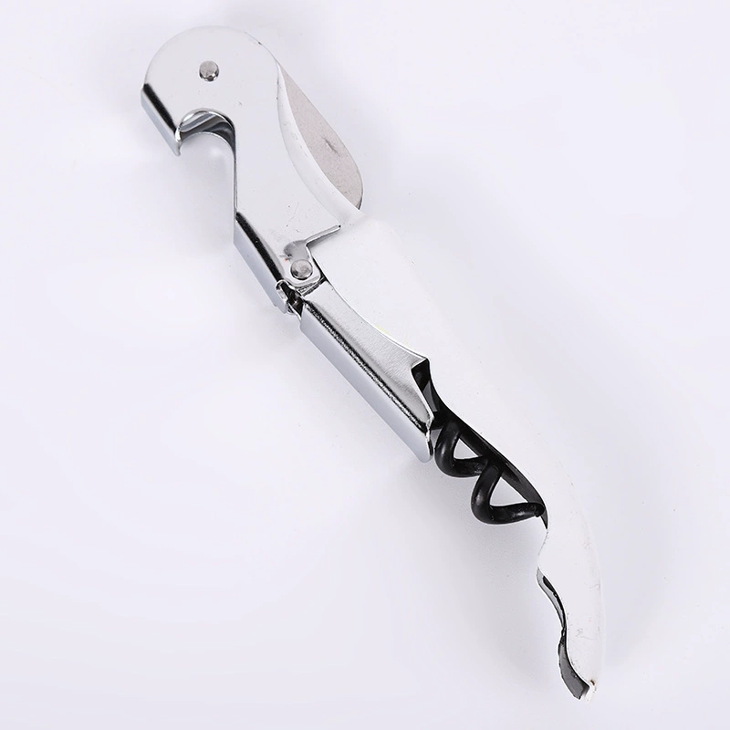 Seahorse Bottle Opener (Seahorse Saber) Stainless Steel, Corkscrew & Foil Cutter, 12.2×2.1×1 cm