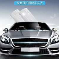 Автомобильная невидимая автомобильная одежда tpu прозрачная лакированная защитная пленка 7.5mil расширена 1.83 широкая анти-царапина