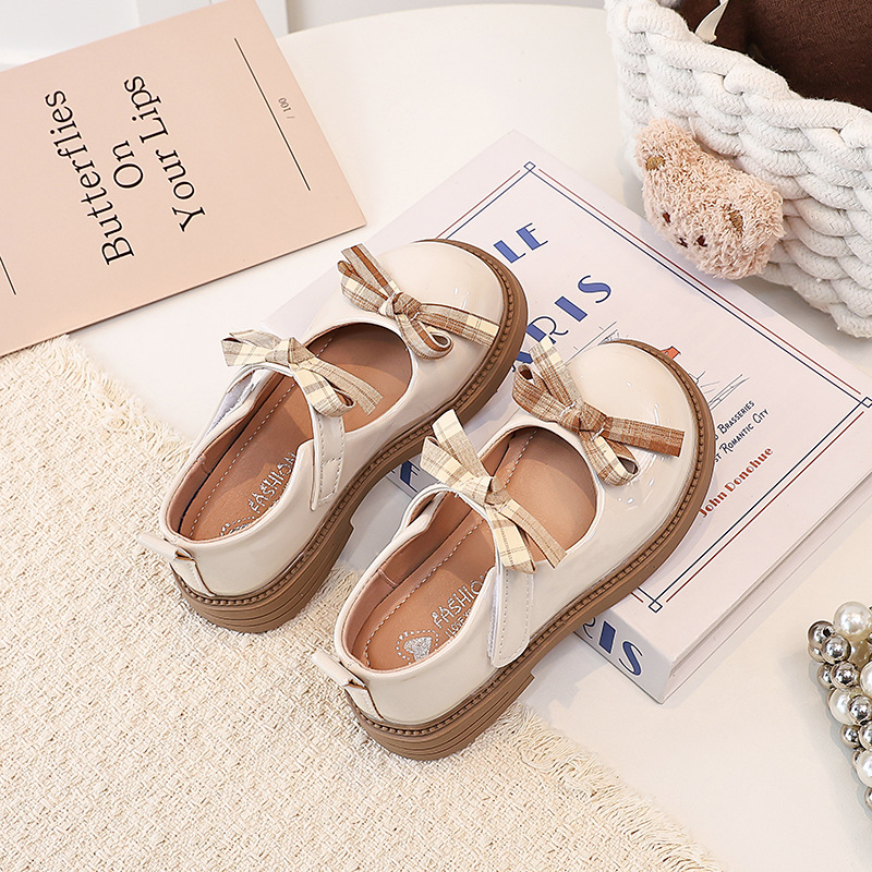 Zapatos de princesa de arco de niñas 2026 verano nuevos zapatos de moda para niños, zapatos simples superficiales para niños grandes zapatos Lefour image 7