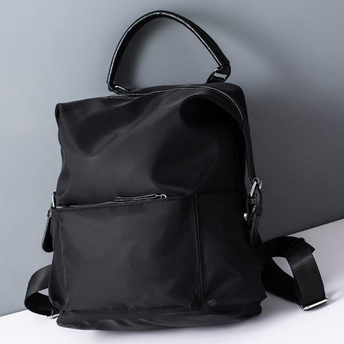 Women's 24 New Style Large Capacity Nylon Bag Fashion Korean Version Dual Shoulder Bag Student School Bag Women's Backpack