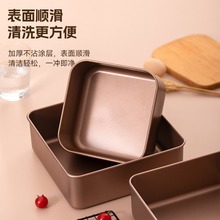不粘古早蛋糕模具烤盘正方盘加高加深烘焙工具面包专用托盘磨具