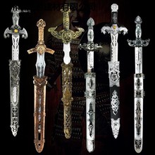 小孩玩的宝剑儿童玩具塑料刀兵器盾牌宝剑武器三国帝王剑男孩男童