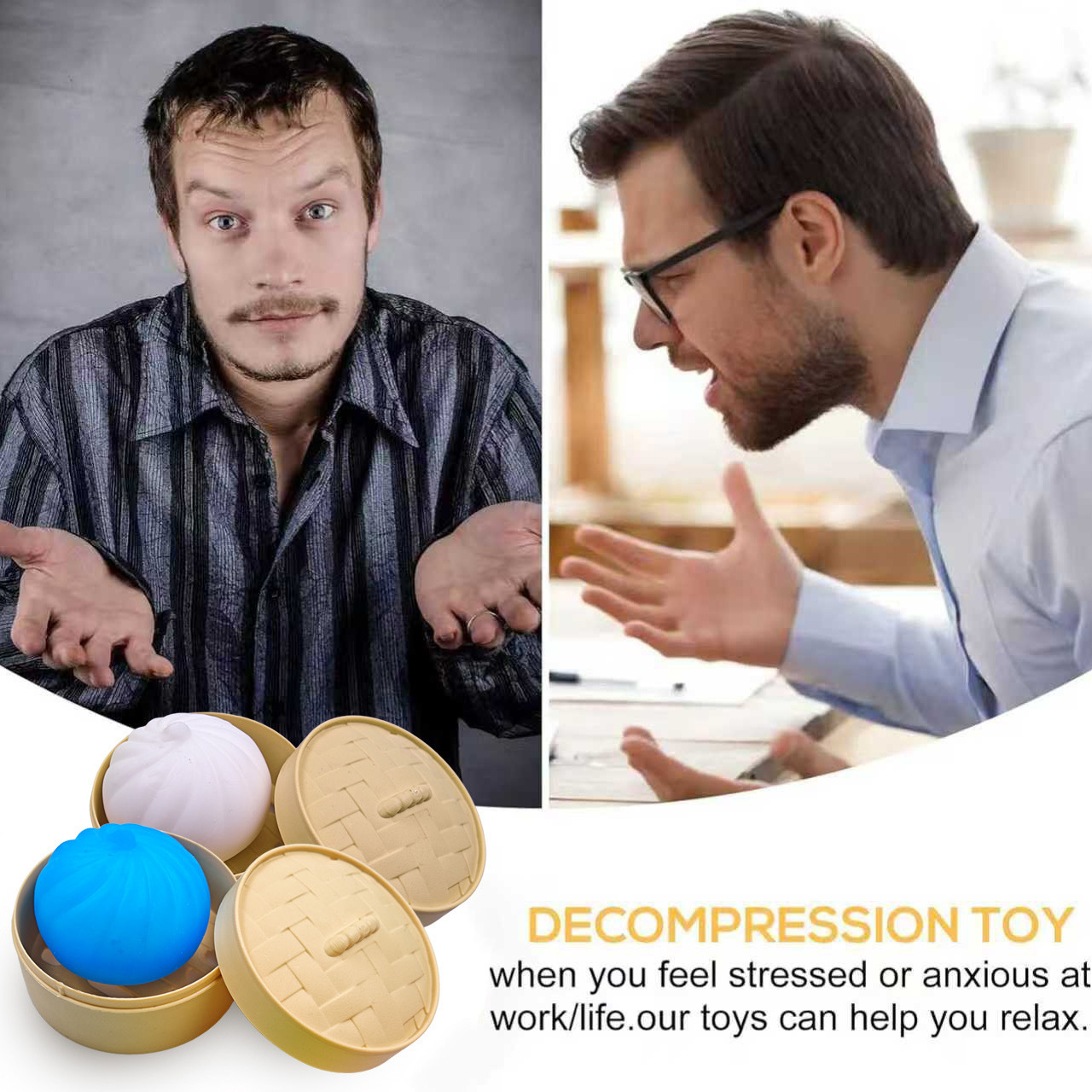 Nuevos productos de simulación bolón pellizco pellizco música de ventilación bolsa de jaula juguetes de reducción de presión de sonido de vibración con el mismo juguete de bola de descompresión
