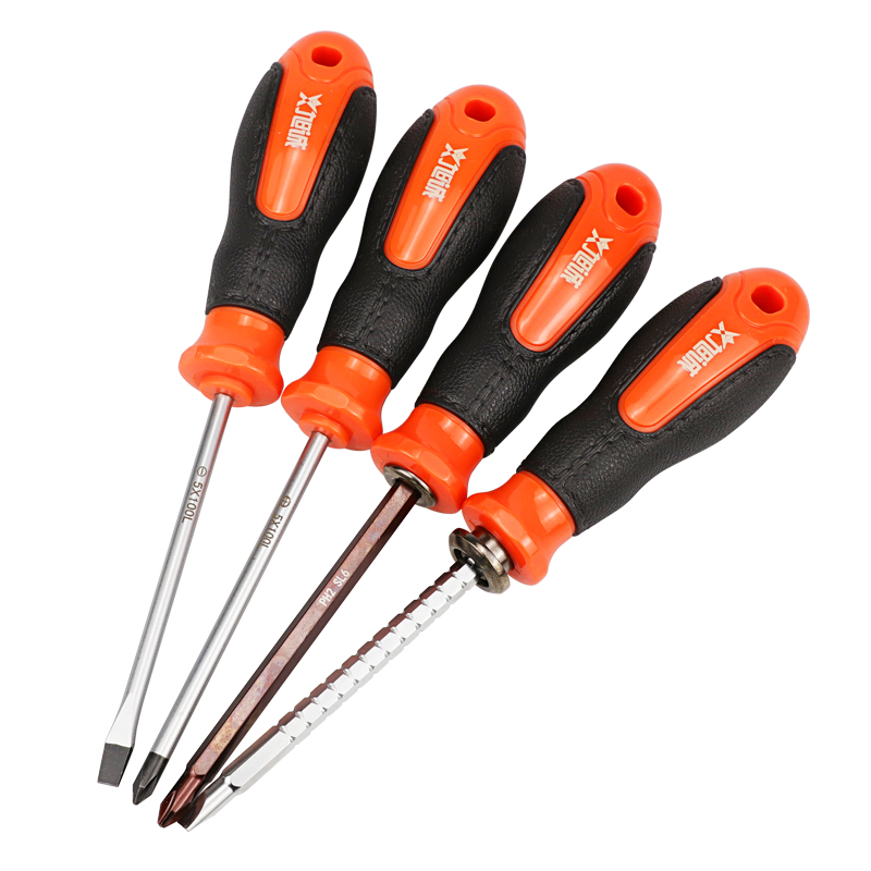 Juego de destornillador Cruz pequeña herramienta multifunción de una palabra combinación de destornillador de varilla larga de grado industrial reparación y desmontaje