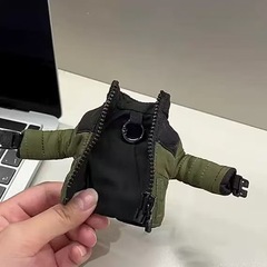 越境新製品キーホルダーミニダウンコートキーホルダーミニダウンコートペンダント装飾