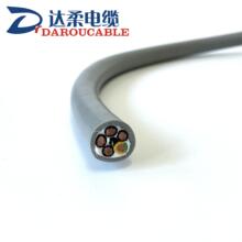 TRVV高柔坦克鏈電纜國標拖鏈電纜2-30芯足米足芯 達柔廠家供應