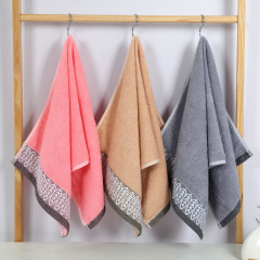 Pure cotton towels for home use thickened absorbent face towels wedding gift shopping mall supermarket embroidery logo manufacturer wholesale
