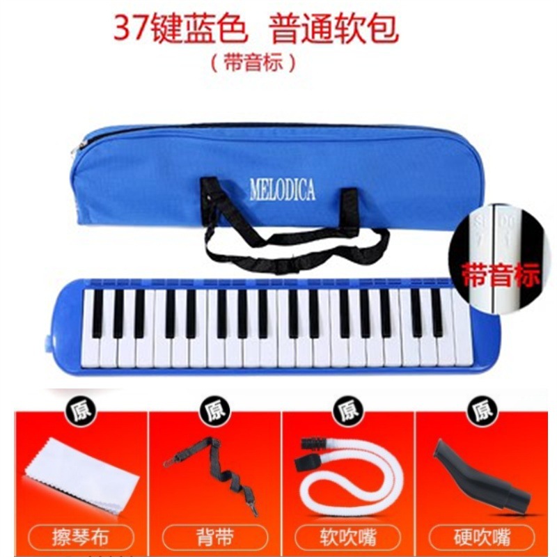 Armónica de 37 agujeros, órgano de boca de 32 teclas para estudiantes y niños, adecuada para presentaciones en el aula de principiantes.