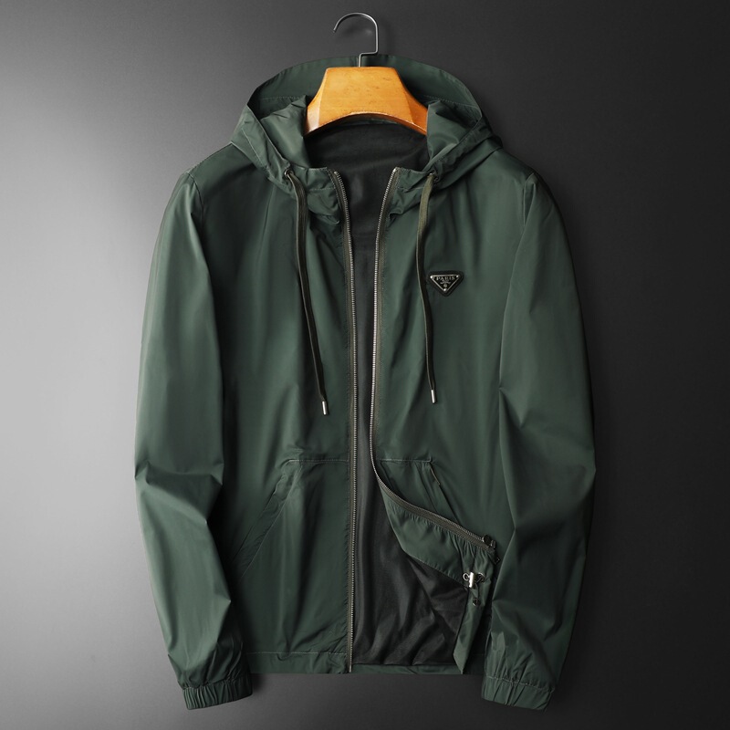 European Station New Casual Hooded Versatile Jacket Men's Spring Fashion Light Luxury Trendy Brand Tops for Men