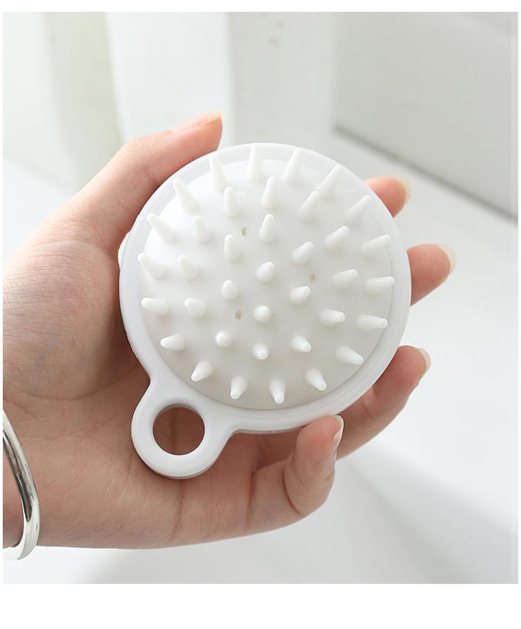 日式无印同款硅胶洗头刷保健梳头皮按摩刷洗头洗澡沐浴抓痒按摩梳