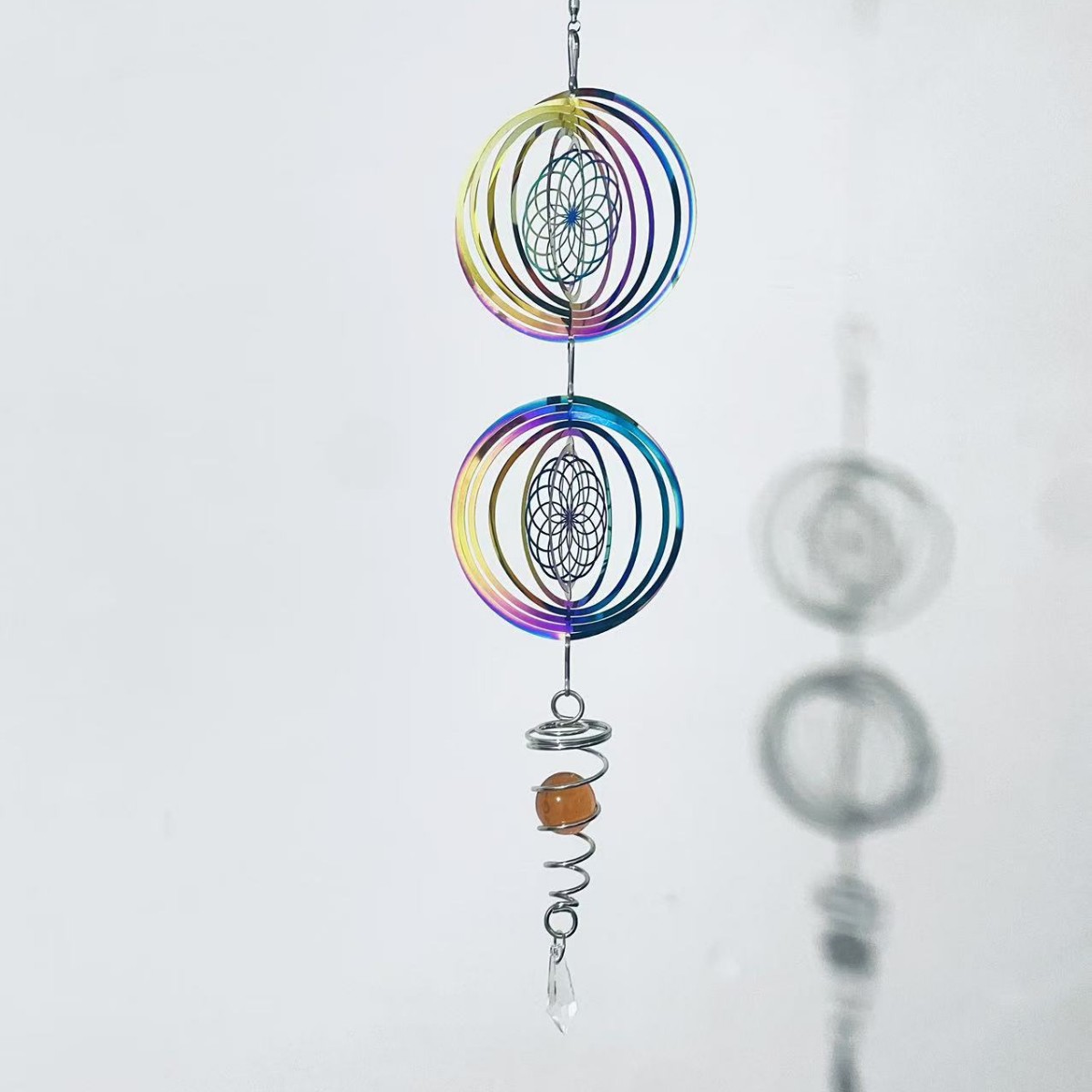 Vindspil i rustfrit stål 3d til havedekoration_voghion.com