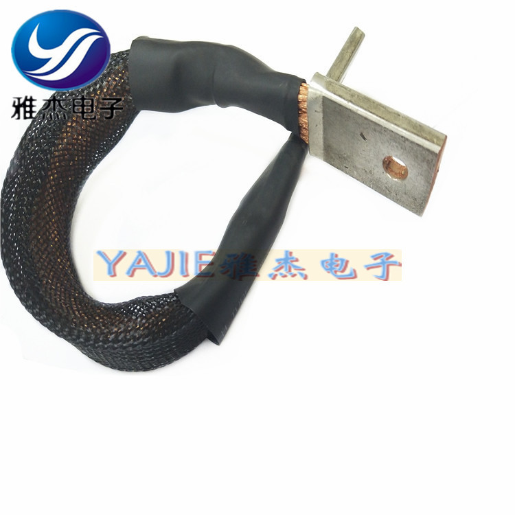 铜编织带软连接/铜导电带 绝缘防雷铜导线 桥架接地线