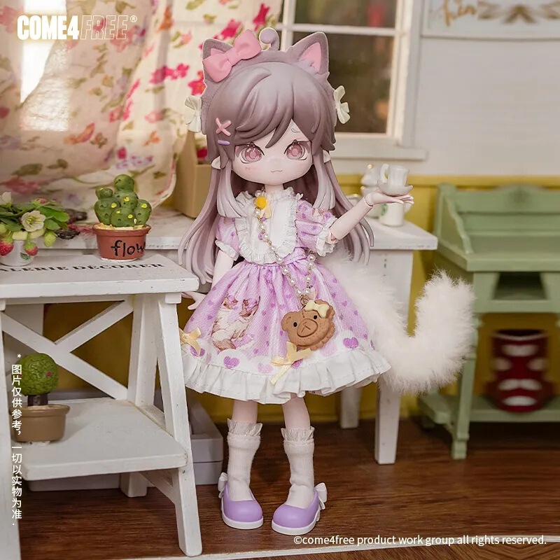 本物の米スイートストーリーファンタジーフォレストBJDブラインドボックス12点BJDアクションフィギュア装飾品人形|undefined