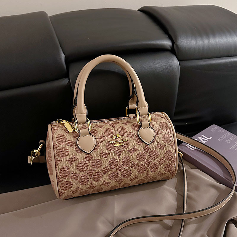 High Version New Style Retro Vintage Mini Classic Boston Women's Bag Shoulder Crossbody Handbag Pillow Bag