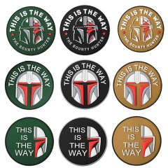 Cross-border This is The Way Art Patch Funny Mandalorian Magnet Badge