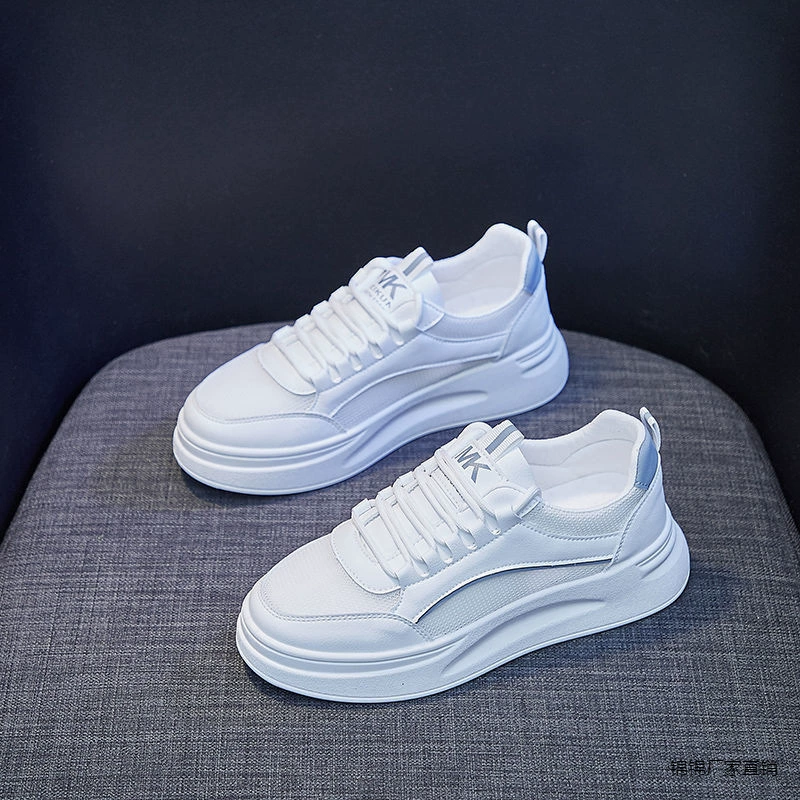 Маленькие белые туфли женские летние 2024 весна и осень новые дикие модели с плоским дном для отдыха с толстым дном