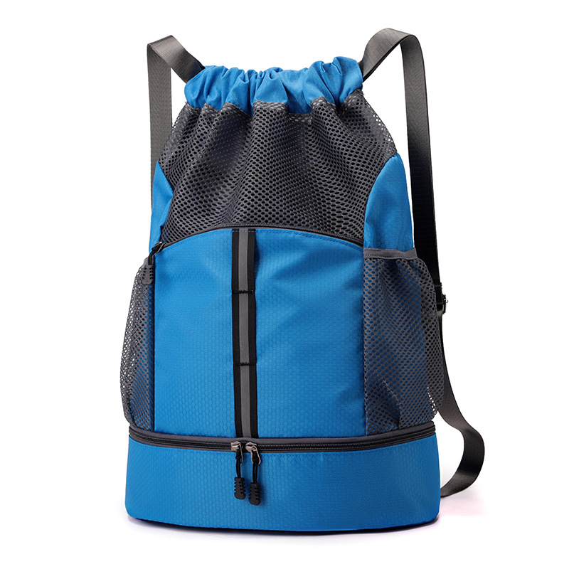 Mochila deportiva de separación seca y húmeda al aire libre mochila de cuerda a prueba de salpicaduras mochila deportiva al aire libre mochila