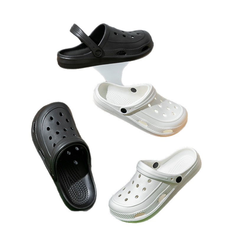 Zapatos para hombres de verano 2024 nuevo pedazo de mierda sensación antideslizante desodorante fondo grueso sandalinas de playa Eva para mujeres de verano