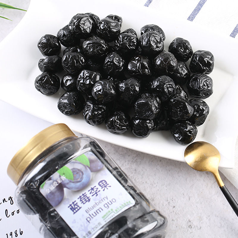 Hong Kong Golden Crown Ailake Blueberry Flavored Plum Preserves Dried Fruit Fruit Canned Train Same Sweet and Sour Zero Food