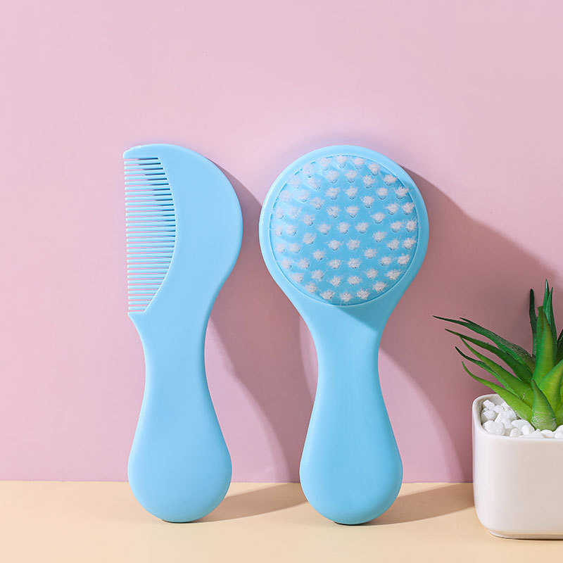 Bebé recién nacido peine bebé cabeza eliminación suciedad costra neumático cepillo de pelo suave nylon masaje cuero cabelludo peine del pelo traje