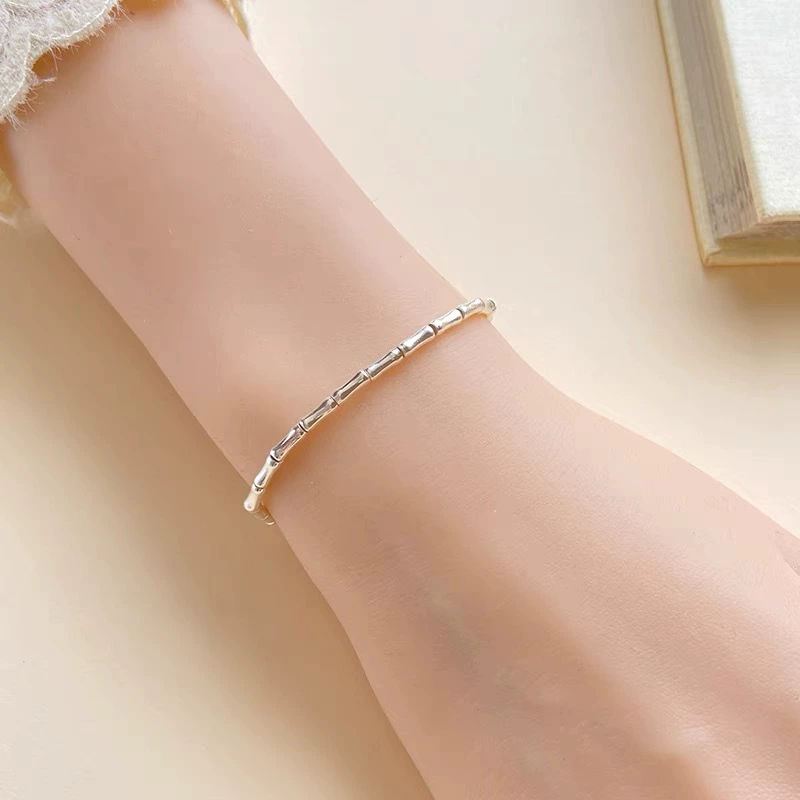 Round Zircon Bracelet Beads, 925 Silver Sample, Simple Elegant Charm (Multiple Codes)
