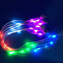 新款时尚led七彩发光鞋带 多种颜色供选择 欧美时尚织带发光鞋带