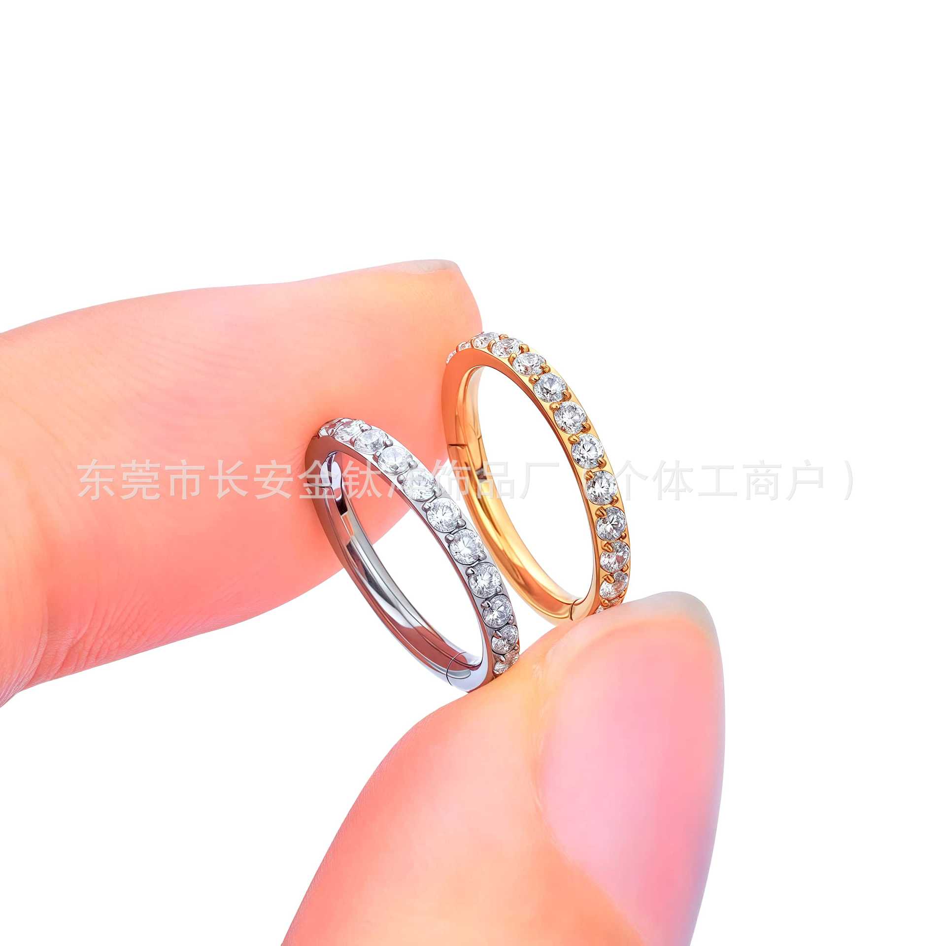 Labret piercing jewelry detail image