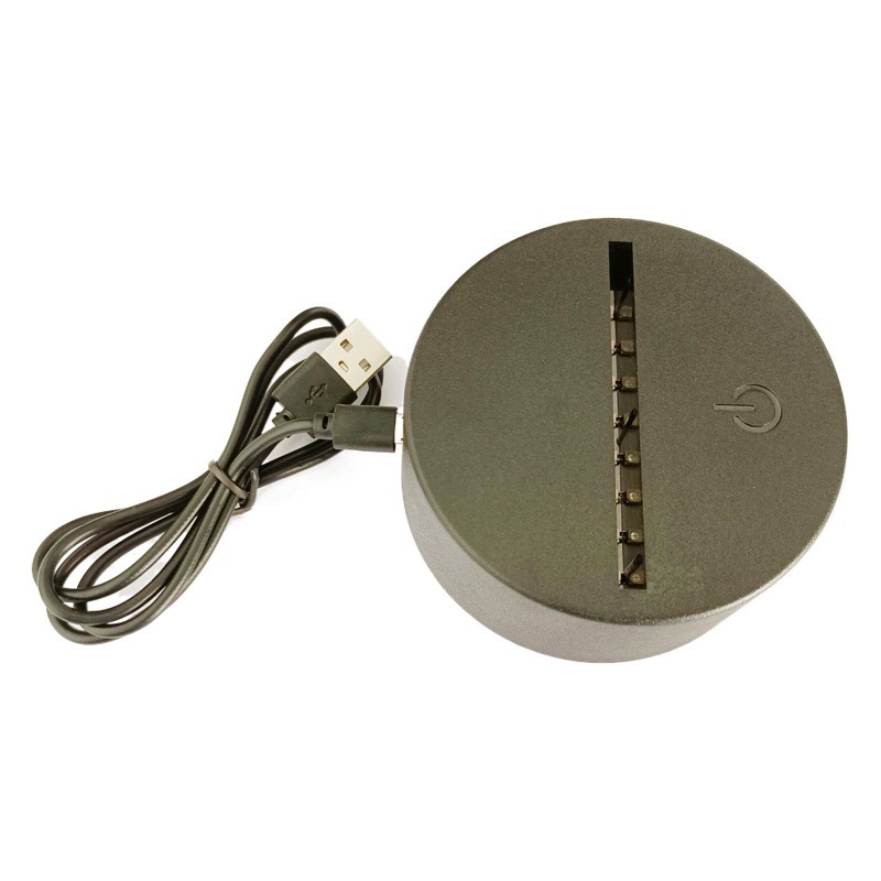 Прямые поставки с завода: 3D ночник с 7 режимами сенсорного управления, креативный подарок, акриловый светильник для создания атмосферы