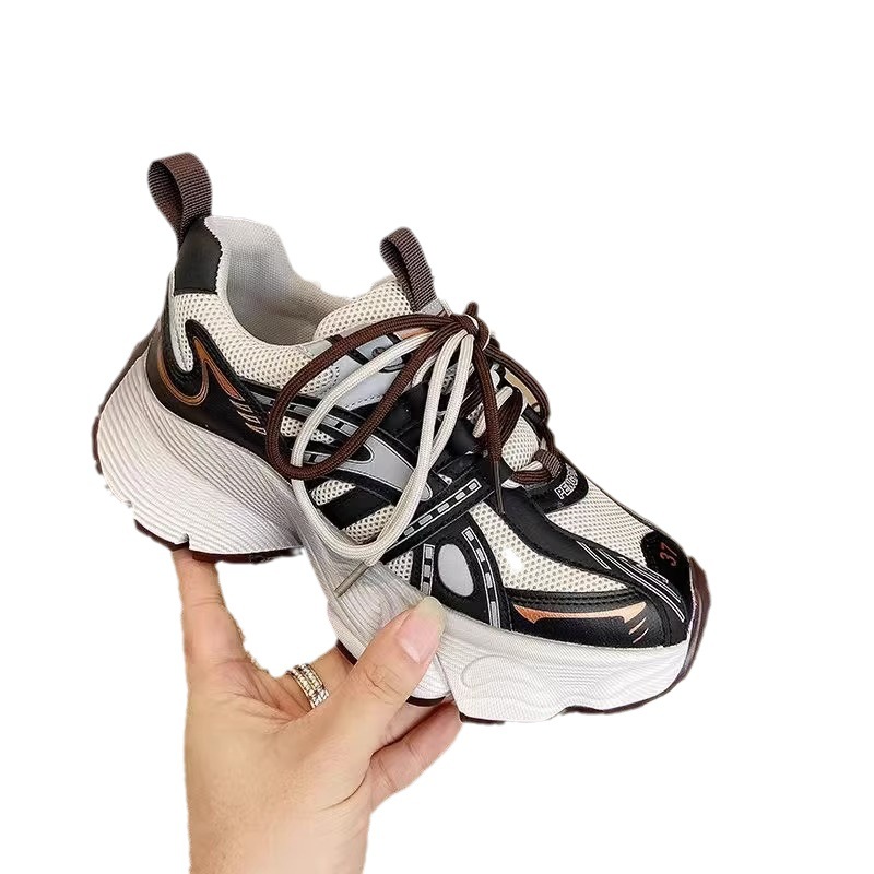 Scarpe da papà in vera pelle per donna nell'autunno del 2023, un nuovo stile di mostrare i piedi, piccola rete traspirante_voghion.com