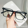 Retro square glasses suitable for men and women, 2022 collection