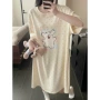 外穿宽松夏季圆领家居服