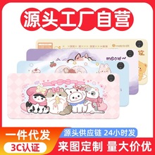 大号加热鼠标垫办公室电脑桌面卡通发热暖桌垫学生写字发热垫厂家