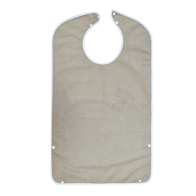 Amazon fábrica transfronteriza suministro de ancianos babero impermeable adulto grande toalla babero ancianos babero