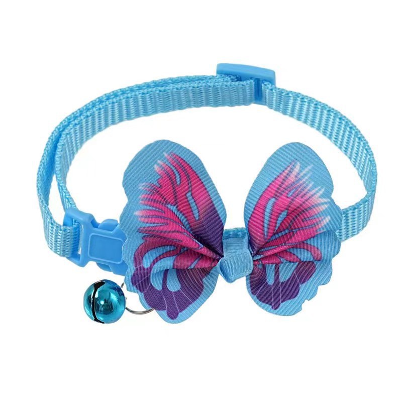 입체적인 리본목걸이 [하늘색]