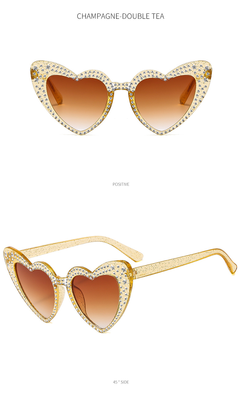 Occhiali da sole a cuore per donna eleganti con strass alla moda_voghion.com