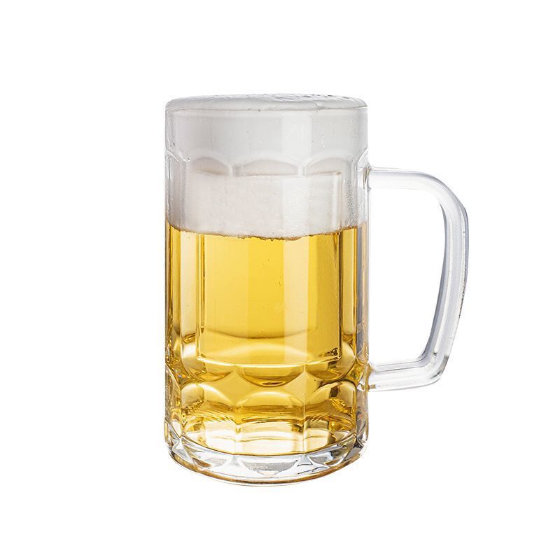 2025 copos de nieve tazas de cerveza tazas de té tazas de cerveza jóvenes tazas de vidrio de gran capacidad para el hogar tazas de agua gruesas al por mayor
