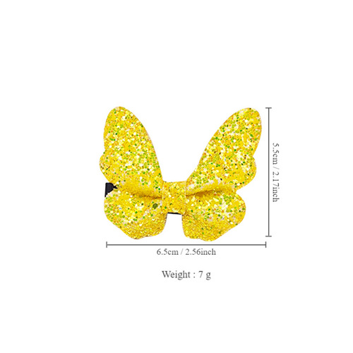 ins bright pink Gretel hair clip 70908 American full side clip performance hair accessories cute baby foreign trade butterfly hair clip jewelry