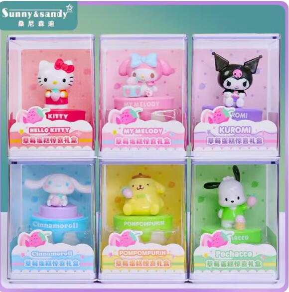 Sanrio coolomi caja ciega muñeca decoración juguete muñeca Regalo de Cumpleaños hecho a mano niña coolomi traje completo