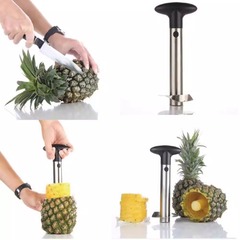 Cross-border exclusive stainless steel pineapple peeler, pineapple cutting tool, pineapple peeler, eye remover, pineapple magic tool